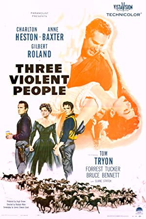 Three Violent People (1956) starring Charlton Heston on DVD on DVD
